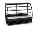 North Air NA-DS72 Curved Glass 3 Tier 72" Refrigerated Pastry Display Case (FRONT OPEN GLASS)