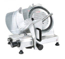 Omega HBS-250 Manual Aluminum Meat Slicer - 10" Blade, 1/5 HP, Belt Drive
