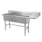 Maple Leaf Heavy Duty 16 Gauge Stainless Steel Sinks with Drainboard - Various Configurations