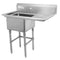 Maple Leaf Heavy Duty 16 Gauge Stainless Steel Sinks with Drainboard - Various Configurations