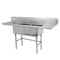 Maple Leaf Heavy Duty 16 Gauge Stainless Steel Sinks with Drainboard - Various Configurations