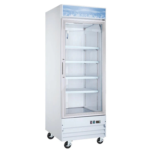 WindChill WC 1GDF-27 Single Swing Glass Door 27.5" Wide Display Freezer