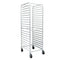 Omca 13506 Aluminum Pan Rack with Curved Top - 20 Slides