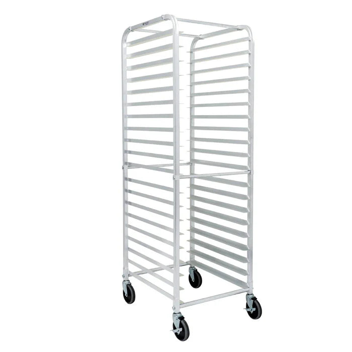 Omca 13506 Aluminum Pan Rack with Curved Top - 20 Slides