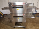 2018 XLT 1832 Series Compact Natural Gas Double Stack Pizza Conveyor Oven - 18" Wide Conveyor, 32" Long Cooking Chamber