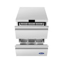 Atosa AUF27D2 27" Solid 2-Drawer Undercounter Refrigerated Work Table
