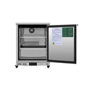 Atosa AUR24SD 24" Shallow Depth Single Soild Door Undercounter Refrigerated Work Table