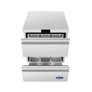 Atosa AUR27D2 27" Solid 2-Drawer Undercounter Refrigerated Work Table