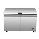 Atosa AUR48SD 48" Double Soild Door Undercounter Refrigerated Work Table
