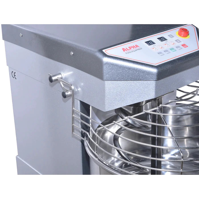 Alpha AVS-30 Commercial 30Qt Capacity Ten Speed Spiral Mixer- 120V