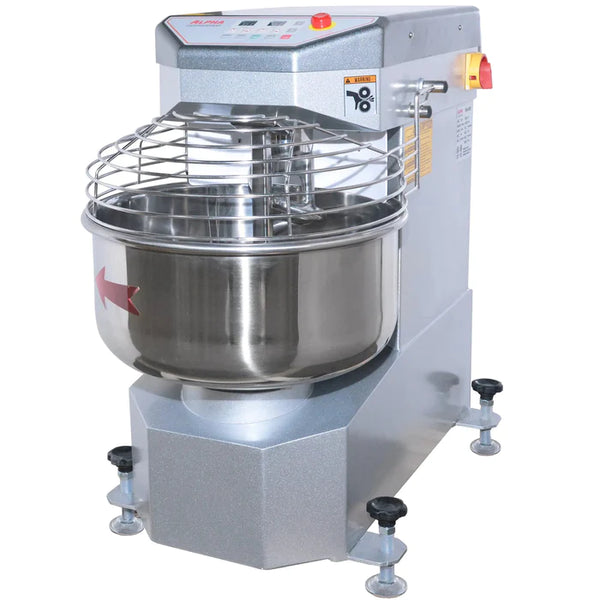 Alpha AVS-30 Commercial 30Qt Capacity Ten Speed Spiral Mixer- 120V