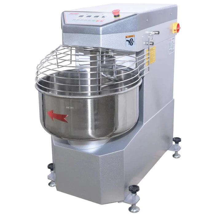 Alpha AVS-50 Commercial 50Qt Capacity Ten Speed Spiral Mixer- 208V Single Phase