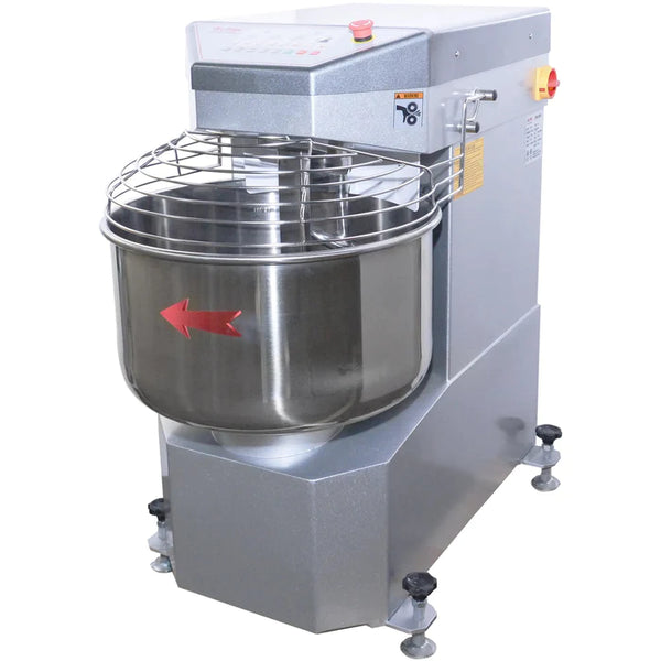 Alpha AVS-60 Commercial 60Qt Capacity Ten Speed Spiral Mixer- 208V Single Phase