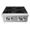 Atosa Natural Gas/Propane 4 Burner Hot Plate - 32,000 BTUs Per Burner