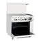 Atosa Natural Gas/Propane 36" Stove Top Cooking Range - 6 Burners