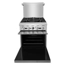 Atosa Natural Gas/Propane 4 Burner Stove Top Cooking Range