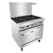 Atosa AGR-6B 36" Natural Gas/Propane 6 Burner Stove Top Range