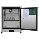 Atosa AUF24SD 24" Shallow Depth Single Door Undercounter Freezer Work Table