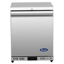 Atosa AUF24SD 24" Shallow Depth Single Door Undercounter Freezer Work Table