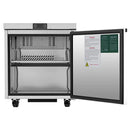 Atosa AUF27SD 27" Single Door Undercounter Freezer Work Table