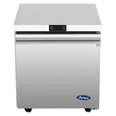 Atosa AUF27SD 27" Single Door Undercounter Freezer Work Table