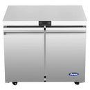 Atosa AUF36SD 36" Double Door Undercounter Freezer Work Table
