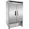 Atosa Double Solid Door 54" Wide Stainless Steel Refrigerator