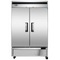 Atosa Double Solid Door 54" Wide Stainless Steel Refrigerator