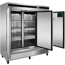 Atosa MBF8504GR Bottom Mount 82" Wide Triple Solid Door Stainless Steel Freezer