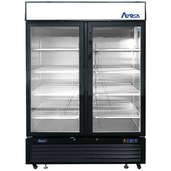 Atosa Double Door 54" Wide Display Freezer