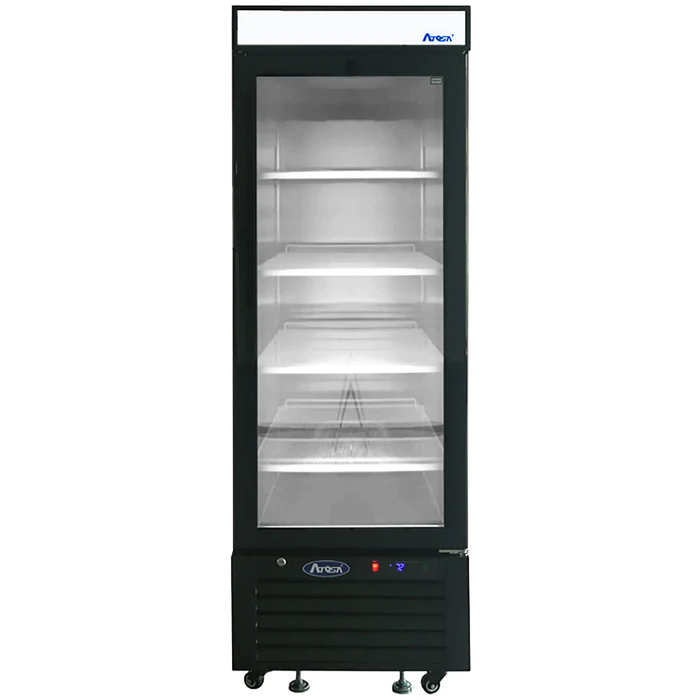 Atosa MCF8726GR Single Door 24" Wide Glass Display Refrigerator