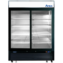 Atosa Double Sliding Door 54" Wide Display Refrigerator