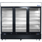 Atosa Triple Door 82" Wide Glass Display Freezer