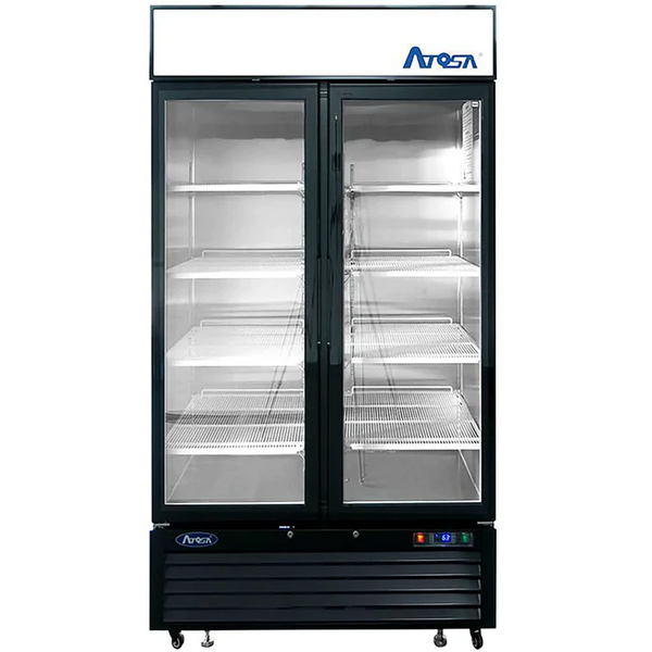 Atosa Double Door 40" Wide Display Refrigerator