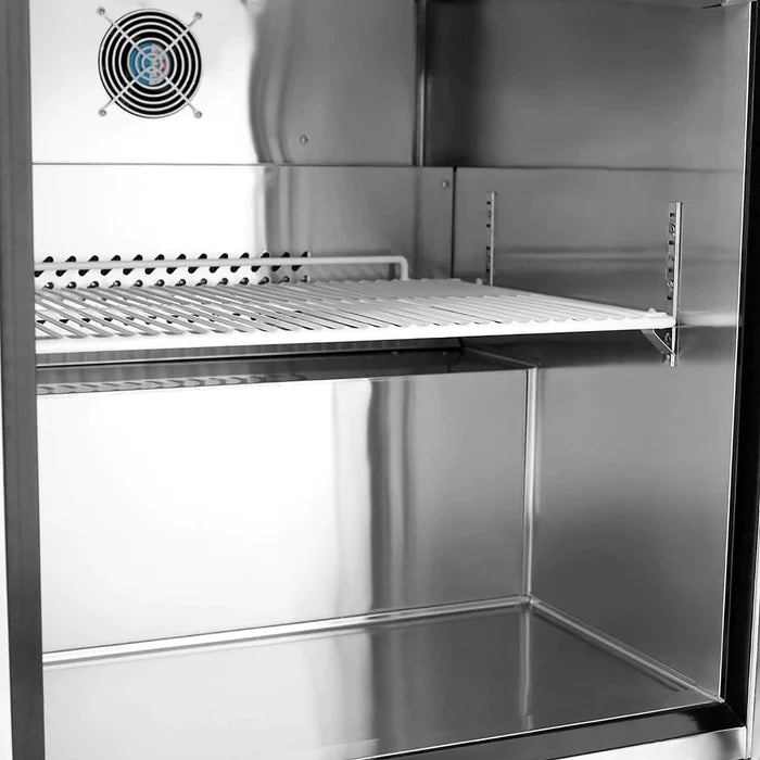 Atosa Double Door 60" Undercounter Freezer Work Table