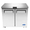 Atosa MGF36RGR Double Door 36" Undercounter Refrigerated Work Table