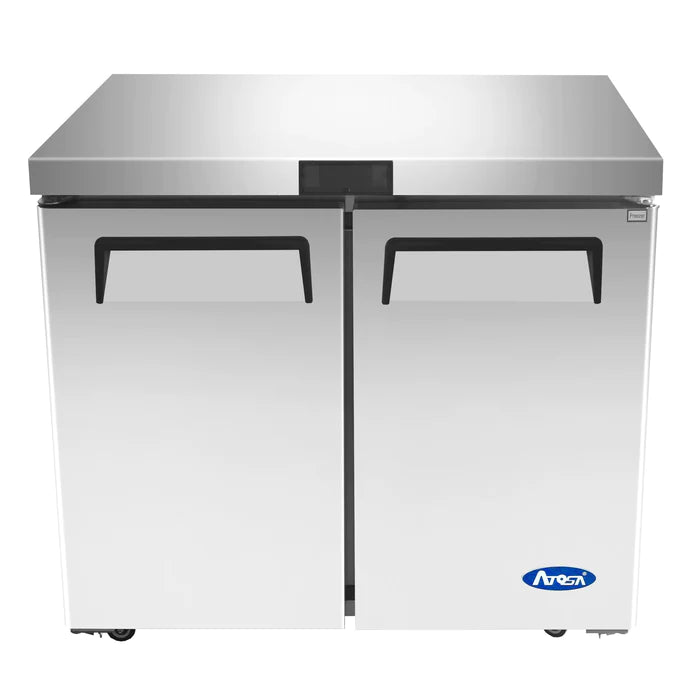 Atosa MGF36RGR Double Door 36" Undercounter Refrigerated Work Table