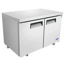 Atosa MGF8402GR Double Door 48" Undercounter Refrigerated Work Table