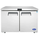 Atosa MGF8402GR Double Door 48" Undercounter Refrigerated Work Table
