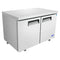 Atosa MGF8403GR Double Door 60" Undercounter Refrigerated Work Table