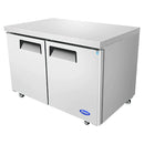 Atosa MGF8403GR Double Door 60" Undercounter Refrigerated Work Table