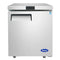 Atosa MGF8405GR 28" Single Door Right Hinged Undercounter Freezer Work Table