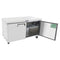 Atosa Double Door 60" Undercounter Freezer Work Table