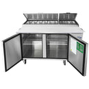 Atosa Double Door 67" Refrigerated Pizza Prep Table