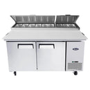 Atosa Double Door 67" Refrigerated Pizza Prep Table