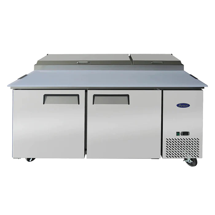 Atosa Double Door 67" Refrigerated Pizza Prep Table