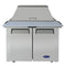 Atosa Double Door 36" Refrigerated Mega Top Sandwich Prep Table