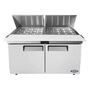 Atosa Double Door 60" Refrigerated Sandwich Prep Table