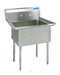 Stainless Steel Single Compartment Sink - Various Configurations