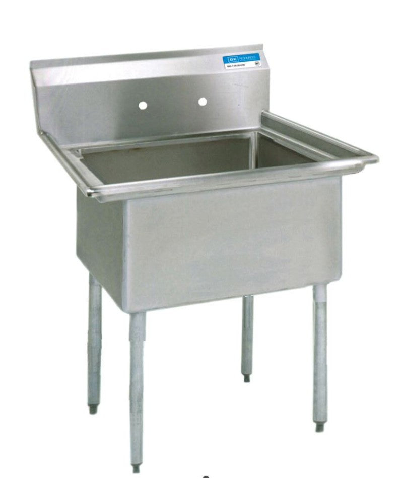 Stainless Steel Single Compartment Sink - Various Configurations